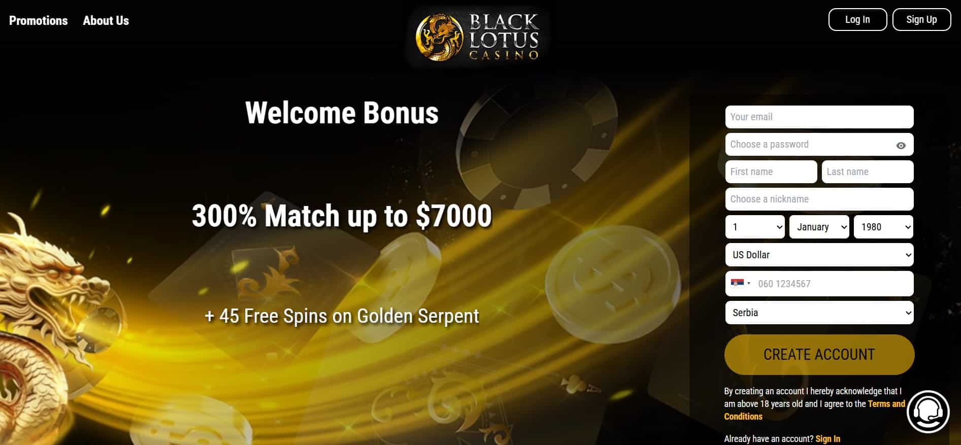 Black Lotus Online Casino